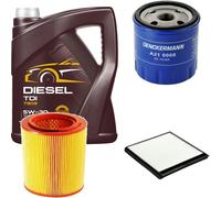 DENCKERMANN Controllo Set MANNOL Diesel TDI 5W-30 5L Per Citroën Berlingo