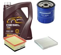 DENCKERMANN Controllo Set MANNOL Diesel TDI 5W-30 5L Per Citroën Berlingo
