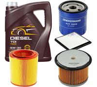DENCKERMANN Controllo Set MANNOL Diesel TDI 5W-30 5L Per Citroën Berlingo