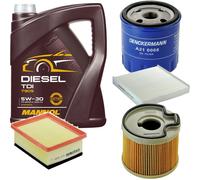 DENCKERMANN Controllo Set MANNOL Diesel TDI 5W-30 5L Per Citroën Berlingo