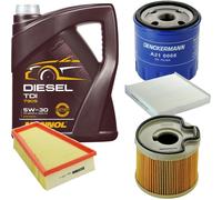 DENCKERMANN Controllo Set MANNOL Diesel TDI 5W-30 5L Per Citroën Berlingo