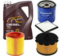 DENCKERMANN Controllo Set MANNOL Diesel TDI 5W-30 5L Per Citroën Berlingo