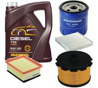 DENCKERMANN Controllo Set MANNOL Diesel TDI 5W-30 5L Per Citroën Berlingo