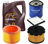 DENCKERMANN Controllo Set MANNOL Diesel TDI 5W-30 5L Per Citroën Berlingo