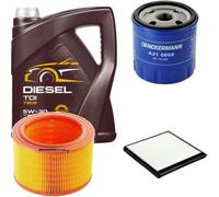 DENCKERMANN Controllo Set MANNOL Diesel TDI 5W-30 5L Per Citroën Berlingo