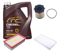 DENCKERMANN Controllo Set MANNOL Diesel TDI 5W-30 5L Per Citroën C5 II Break