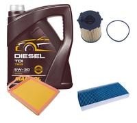 DENCKERMANN Controllo Set MANNOL Diesel TDI 5W-30 5L Per Citroën Jumpy Kasten