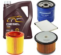 DENCKERMANN Controllo Set MANNOL Diesel TDI 5W-30 5L Per Citroën Xsara 1.9