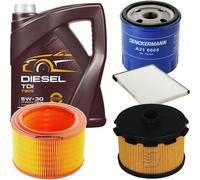 DENCKERMANN Controllo Set MANNOL Diesel TDI 5W-30 5L Per Citroën Xsara 1.9 D