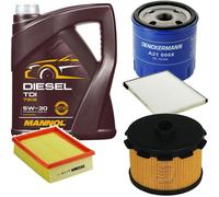 DENCKERMANN Controllo Set MANNOL Diesel TDI 5W-30 5L Per Citroën Xsara 1.9 D