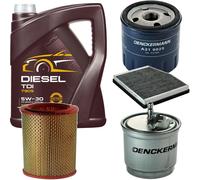 DENCKERMANN Controllo Set MANNOL Diesel TDI 5W-30 5L Per Fiat Doblo Cargo