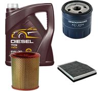 DENCKERMANN Controllo set MANNOL Diesel TDI 5W-30 5L per Fiat Doblo Cargo