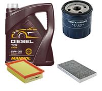 DENCKERMANN Controllo Set MANNOL Diesel TDI 5W-30 5L Per Fiat Marea Weekend