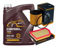 DENCKERMANN Controllo Set MANNOL Diesel TDI 5W-30 5L Per Jeep Cherokee 2.0