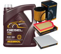 DENCKERMANN Controllo Set MANNOL Diesel TDI 5W-30 5L Per Jeep Cherokee 2.0