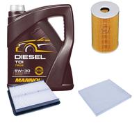 DENCKERMANN Controllo Set MANNOL Diesel TDI 5W-30 5L Per KIA Optima
