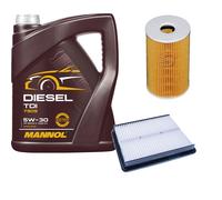 DENCKERMANN Controllo Set MANNOL Diesel TDI 5W-30 5L Per KIA Optima