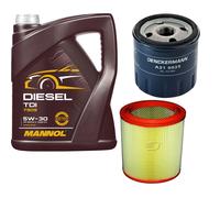 DENCKERMANN Controllo Set MANNOL Diesel TDI 5W-30 5L Per Lancia Lybra SW 2.4