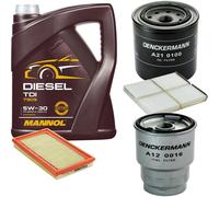 DENCKERMANN Controllo Set MANNOL Diesel TDI 5W-30 5L Per Mazda Premacy 2.0