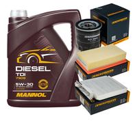DENCKERMANN Controllo Set MANNOL Diesel TDI 5W-30 5L Per Nissan NV200 Evalia