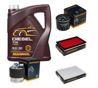 DENCKERMANN Controllo Set MANNOL Diesel TDI 5W-30 5L Per Nissan Qashqai +2 I