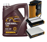 DENCKERMANN Controllo Set MANNOL Diesel TDI 5W-30 5L Per Nissan Qashqai II