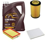 DENCKERMANN Controllo Set MANNOL Diesel TDI 5W-30 5L Per Opel Agila (A) 1.0