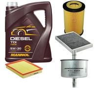 DENCKERMANN Controllo Set MANNOL Diesel TDI 5W-30 5L Per Opel Astra G CC 1.2
