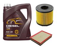 DENCKERMANN Controllo Set MANNOL Diesel TDI 5W-30 5L Per Opel Astra H 1.3