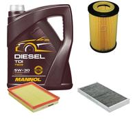 DENCKERMANN Controllo Set MANNOL Diesel TDI 5W-30 5L Per Opel Corsa C 1.2
