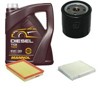 DENCKERMANN Controllo Set MANNOL Diesel TDI 5W-30 5L Per Opel Meriva
