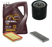 DENCKERMANN Controllo Set MANNOL Diesel TDI 5W-30 5L Per Opel Vectra B 1.6i