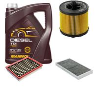 DENCKERMANN Controllo Set MANNOL Diesel TDI 5W-30 5L Per Opel Vectra C CC