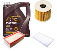 DENCKERMANN Controllo Set MANNOL Diesel TDI 5W-30 5L Per Peugeot 407 SW 2.0