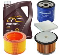 DENCKERMANN Controllo Set MANNOL Diesel TDI 5W-30 5L Per Peugeot Partner