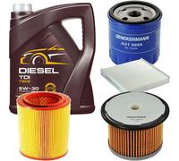 DENCKERMANN Controllo Set MANNOL Diesel TDI 5W-30 5L Per Peugeot Partner