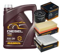 DENCKERMANN Controllo Set MANNOL Diesel TDI 5W-30 5L Per Renault Clio III