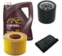 DENCKERMANN Controllo Set MANNOL Diesel TDI 5W-30 5L Per Saab 9-5 Kombi 2.0