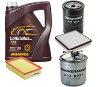 DENCKERMANN Controllo Set MANNOL Diesel TDI 5W-30 5L Per Seat Toledo I 1.9
