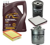 DENCKERMANN Controllo Set MANNOL Diesel TDI 5W-30 5L Per Seat Toledo I 1.9