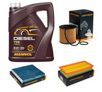 DENCKERMANN Controllo Set MANNOL Diesel TDI 5W-30 5L Per Toyota Yaris 1.4