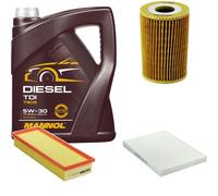 DENCKERMANN Controllo Set MANNOL Diesel TDI 5W-30 5L Per VW Caddy II Kasten