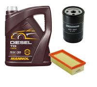 DENCKERMANN Controllo Set MANNOL Diesel TDI 5W-30 5L Per VW Golf II 1.6 1.8I