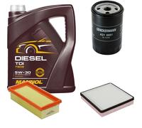 DENCKERMANN Controllo Set MANNOL Diesel TDI 5W-30 5L Per VW Golf II 1.6 1.8I