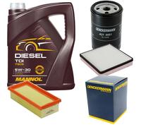 DENCKERMANN Controllo Set MANNOL Diesel TDI 5W-30 5L Per VW Golf II 1.8I Cat