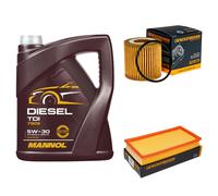 DENCKERMANN Controllo Set MANNOL Diesel TDI 5W-30 5L Per VW Polo 1.2 12V