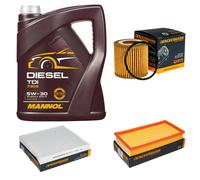 DENCKERMANN Controllo Set MANNOL Diesel TDI 5W-30 5L Per VW Polo 1.2 12V