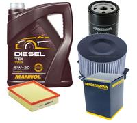 DENCKERMANN Controllo Set MANNOL Diesel TDI 5W-30 5L Per VW Transporter IV