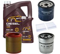 DENCKERMANN Controllo Set MANNOL Diesel TDI 5W-30 6L Per Alfa Romeo 156