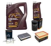 DENCKERMANN Controllo Set MANNOL Diesel TDI 5W-30 6L Per Audi A4 2.0 1.6